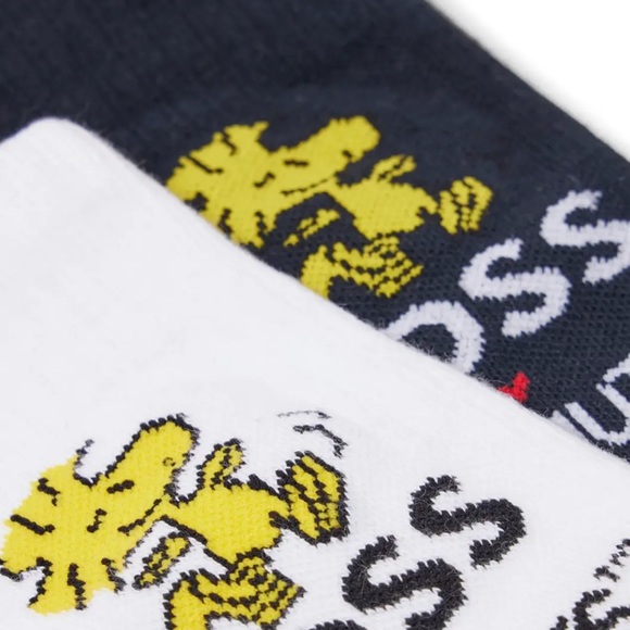 HUGO BOSS X PEANUTS TWO-PACK OF COTTON-BLEND SOCKS 50483881 - Picture 3 of 6